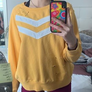 Forever 21 Yellow Crewneck